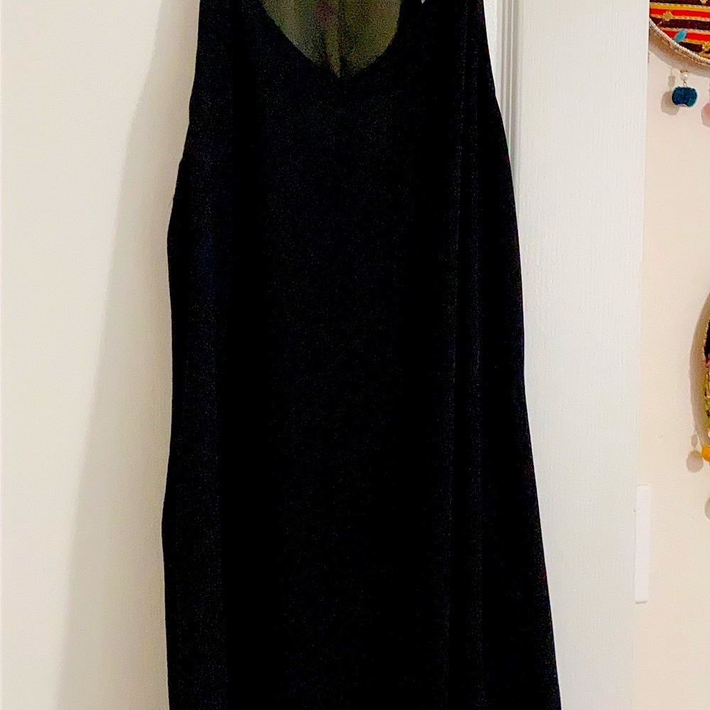 Organza black dress